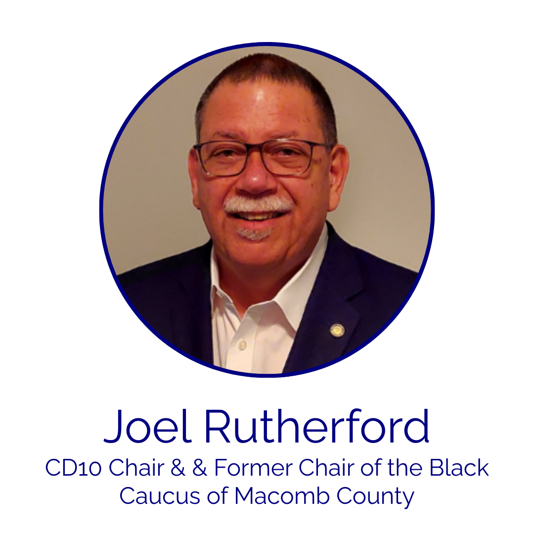 Image of Joel Rutherford, CD-10 Chair &amp; Former Chair of the Black Caucus of Macomb